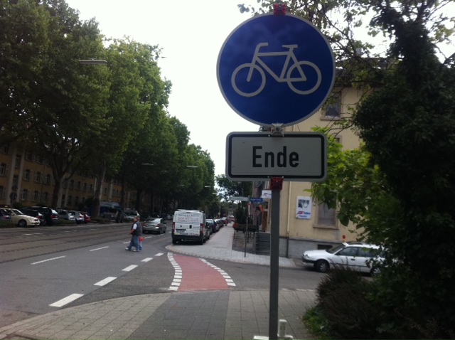 Radweg Rüppurrerstraße